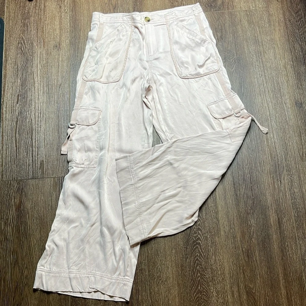 Anthropologie Wide-Leg Cargo Pants 10 - Picture 4 of 14